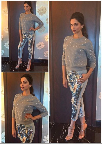 Deepika Padukone 'Bajirao Promotions'