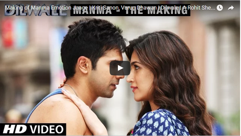 Making of a song in movie 'Dilwale'