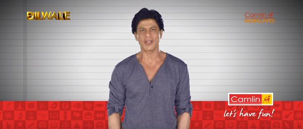 Shah Rukh Khan Camlin contest