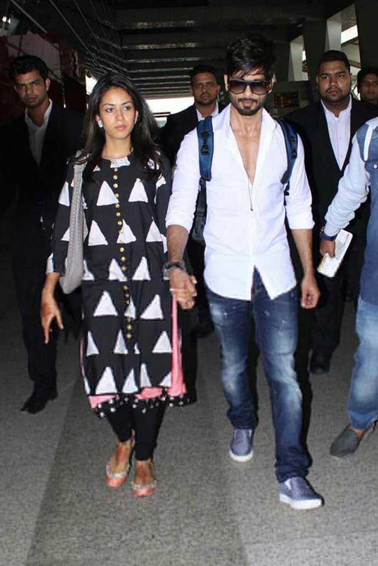 Shahid Kapoor and Mira Rajput