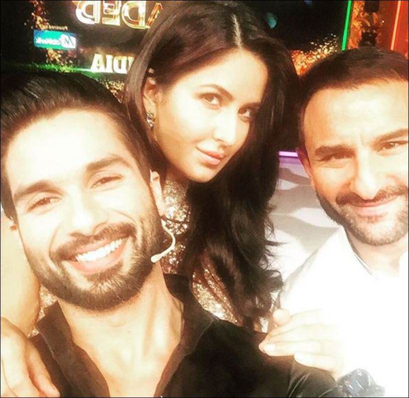 Shahid Kapoor, Katrina Kaid & Saif Ali Khan
