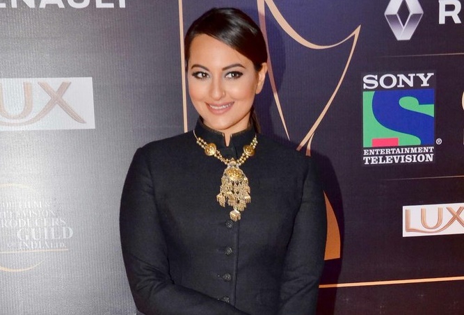 Sonakshi Sinha in black