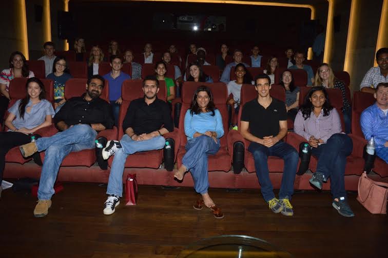 Zoya Akhtar Ritesh Sidhwani attending event at Stanford