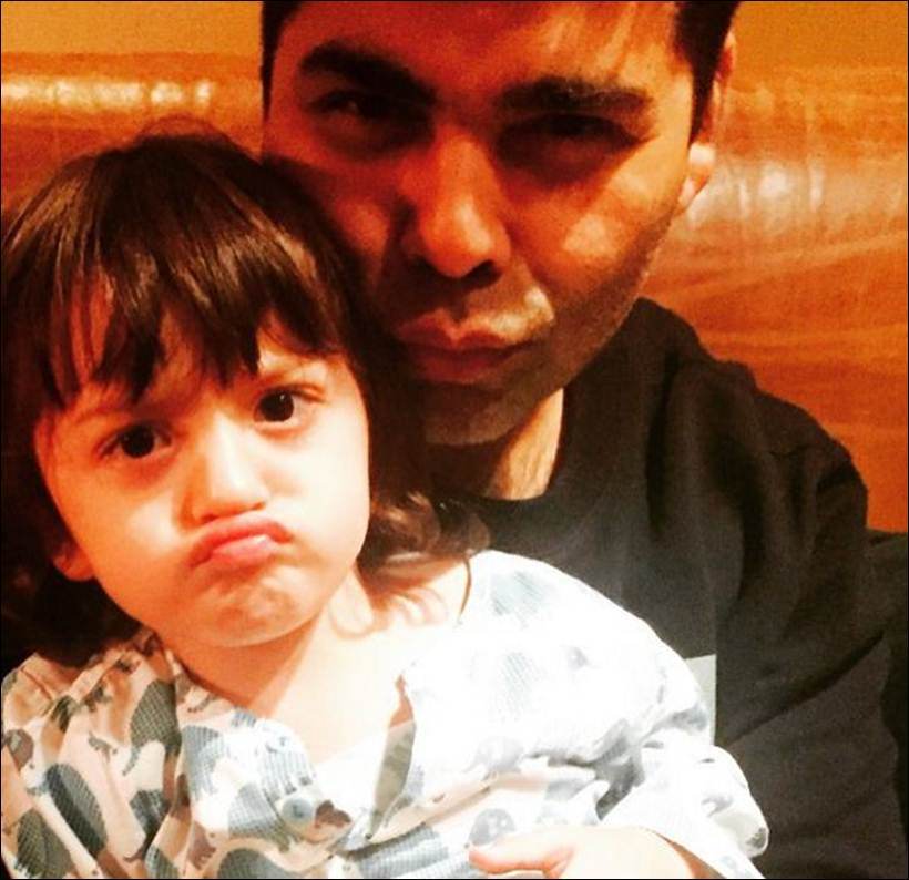 Karan Johar & AbRam Khan