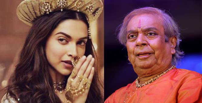 Deepika Padukone Birju Maharaj for Bajirao mastani