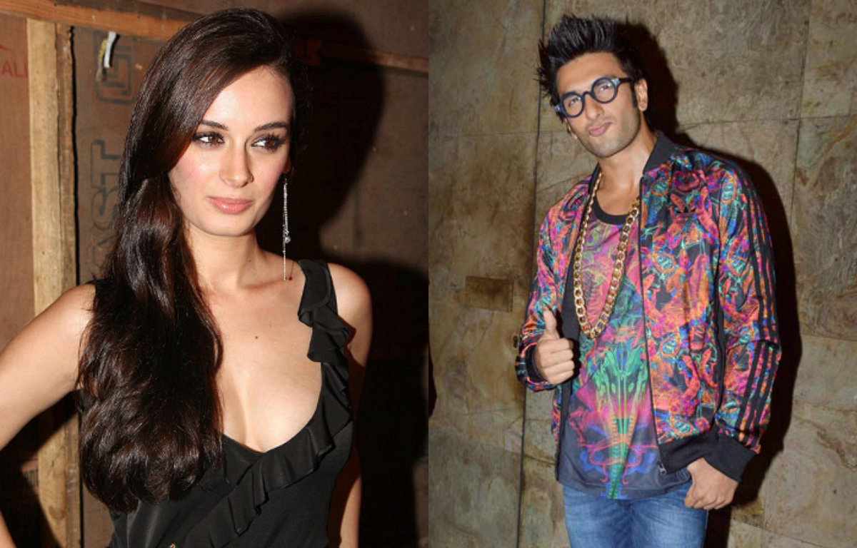 Ranveer Singh and Evelyn Sharma