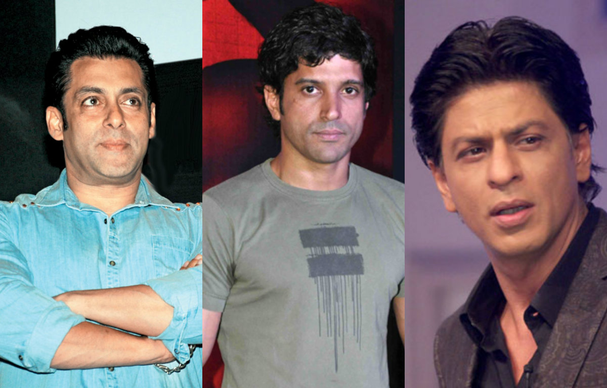 Salman Khan, Farhan Akhtar and Shah Rukh Khan