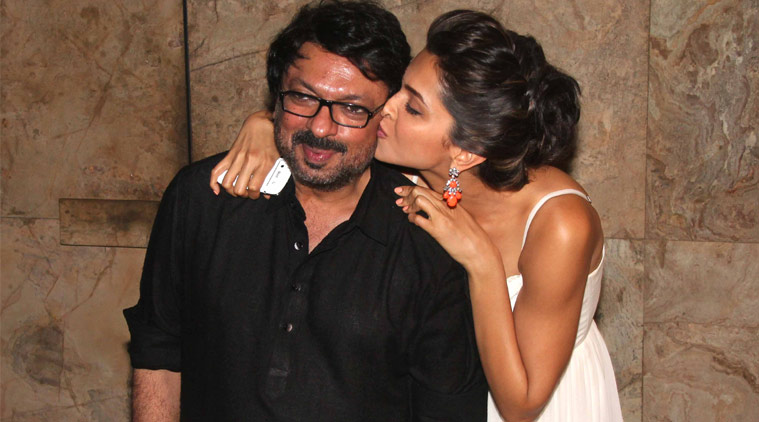 Deepika Padukone with Sanjay Leela Bhansali