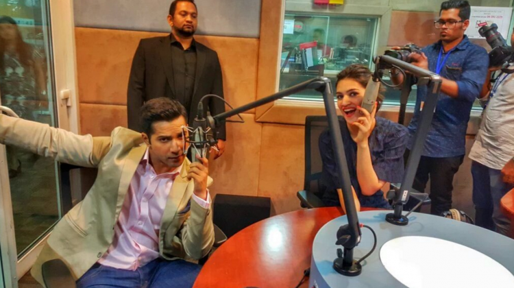 Varun Dhawan Kriti Sanon in Dubai