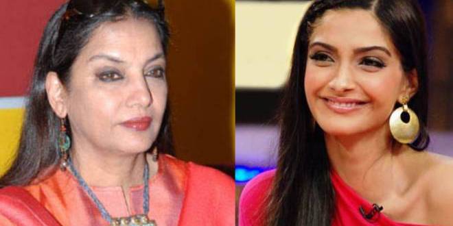 Shabana Azmi Sonam Kapoor