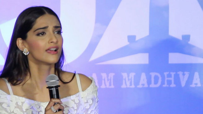 Sonam Kapoor at 'Neerja' trailer launch