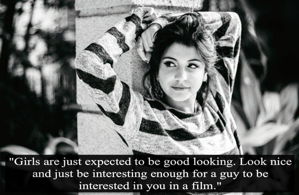 Anushka Sharma's statement on sexism in Bollywood industry.