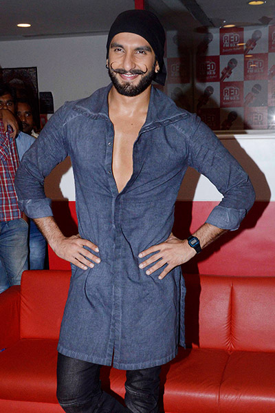 Ranveer Singh at Red FM studio