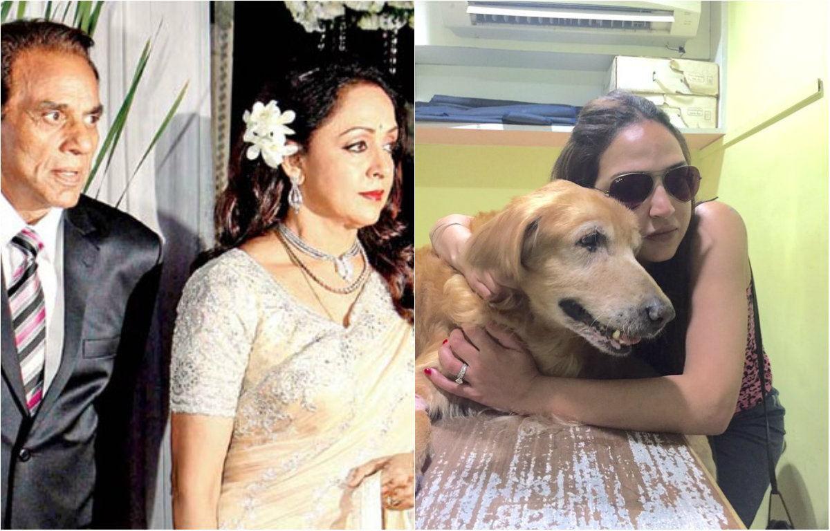 Hema Malini Dharmendra Esha Deol Sage