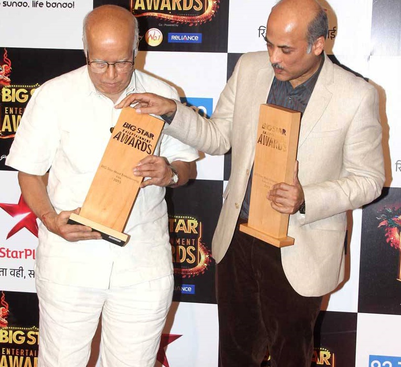The Barjatya's at Big Star Entertainment Awards 2015.