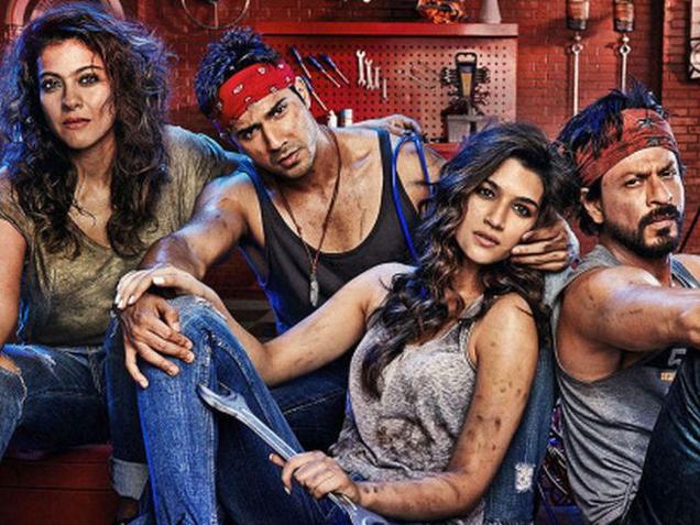 Kajol, Varun Dhawan, Kriti sanon and Shah Rukh Khan