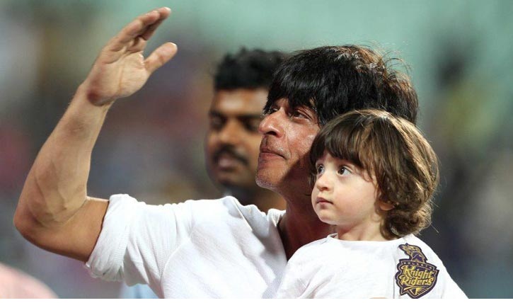 Shah Rukh Khan with AbRam