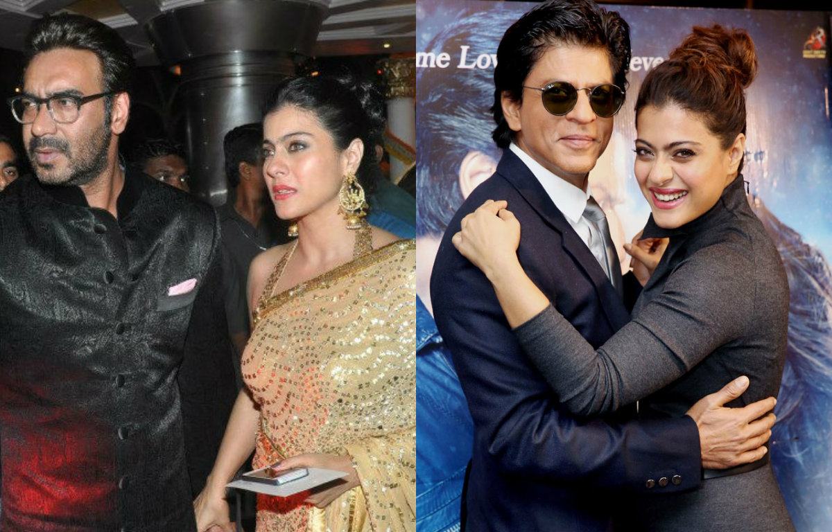 KajolAjay Devgn & Shah Rukh Khan