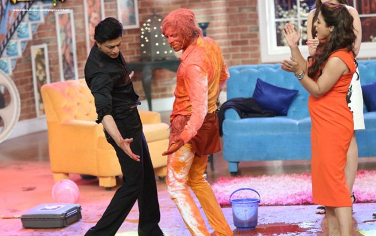 Sunil Grover, Shah Rukh Khan And Kajol At Comedy Night With Kapil