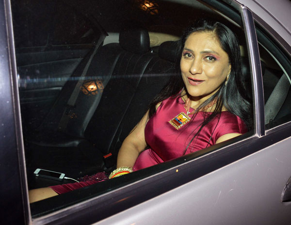 Aarti Surendranath attending Sanjay Khan's birthday bash