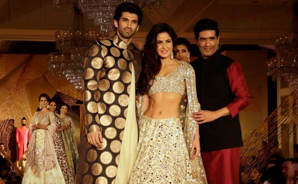Aditya Roy Kapur, Katrina Kaif and Manish Malhotra