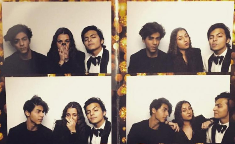 Aryan Khan with Navya Naveli