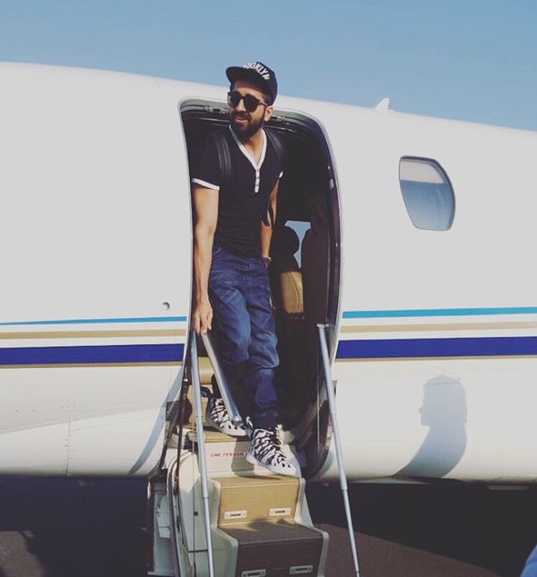 Ayushmann Khurrana arriving at Saifai