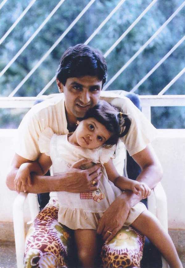 Deepika Padukone with Prakash Padukone