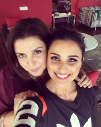 Farah Khan with Parineeti Chopra