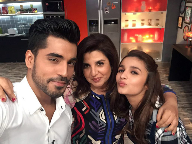 Farah Khan with Alia Bhatt & Gautam Gulati