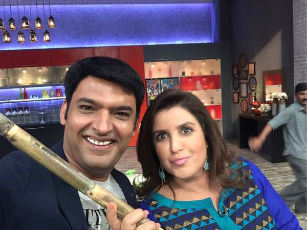 Farah Khan with Kapil Sharma