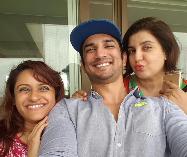 Farah Khan with Sushant Singh Rajput