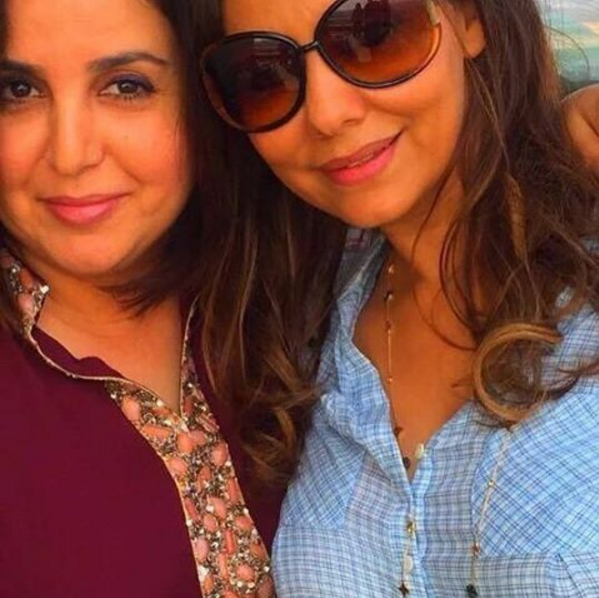Farah Khan with Gauri Khan