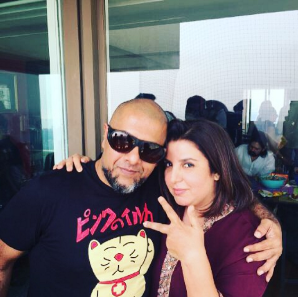 Farah Khan with Vishal Dadlani