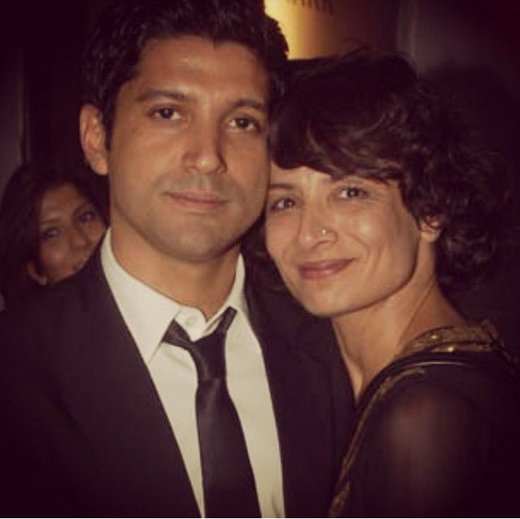 Farhan Akhtar & Adhuna Bhabani Akhtar