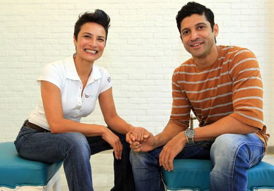 Farhan Akhtar & Adhuna Bhabani Akhtar