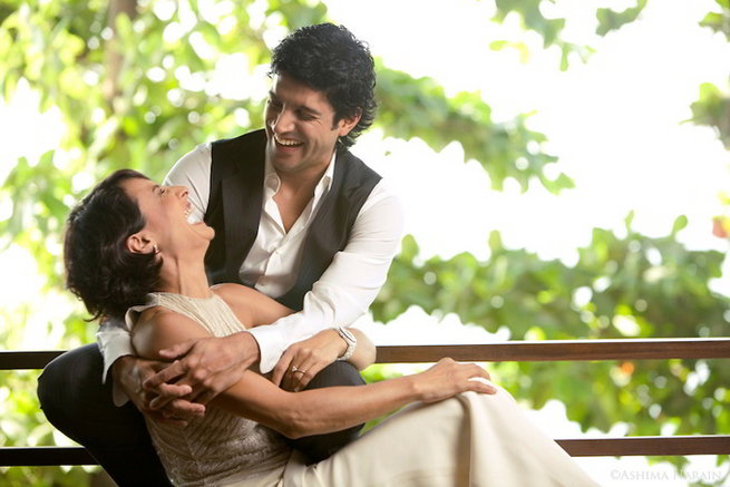 Farhan Akhtar & Adhuna Bhabani Akhtar