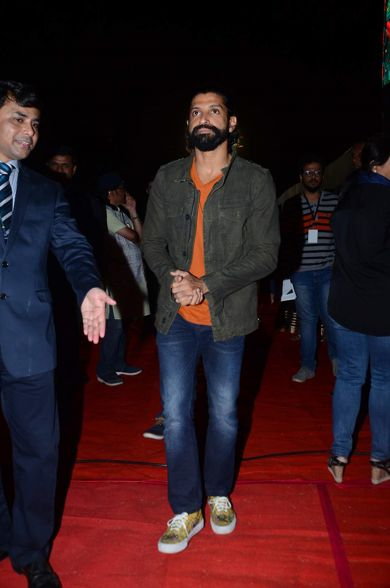 Farhan Akhtar bearded look at Umang 2016