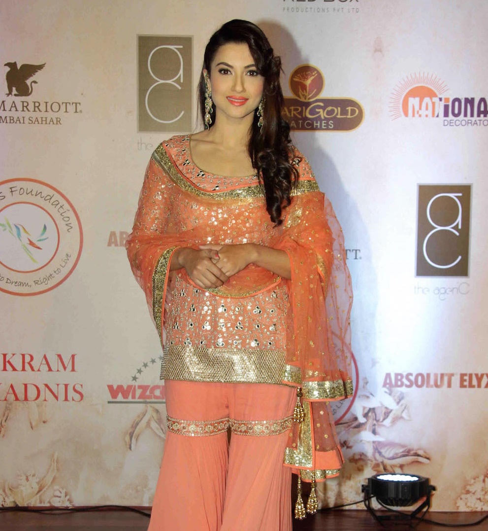 Gauahar Khan in sharara