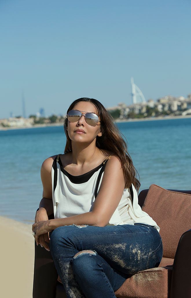 Gauri Khan soaking in the sun