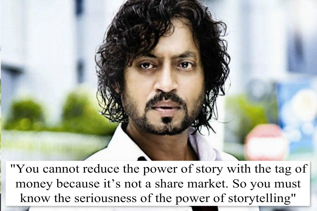 Irrfan Khan in white