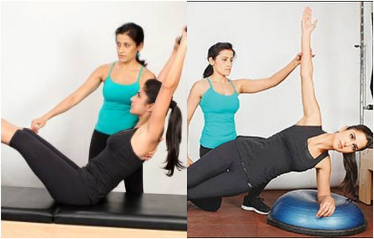 Katrina Kaif exercising
