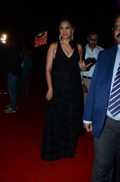 Lara Dutta in black