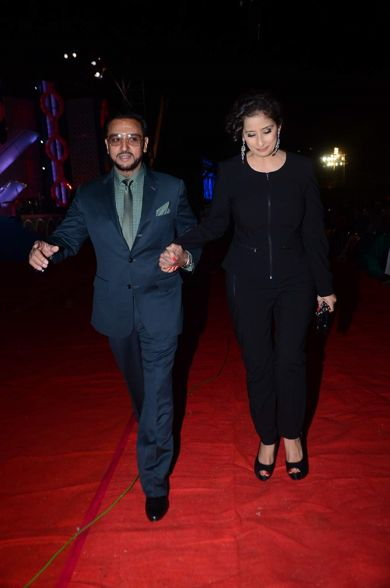 Manisha Koirala and Gulshan Grover at Umang 2016