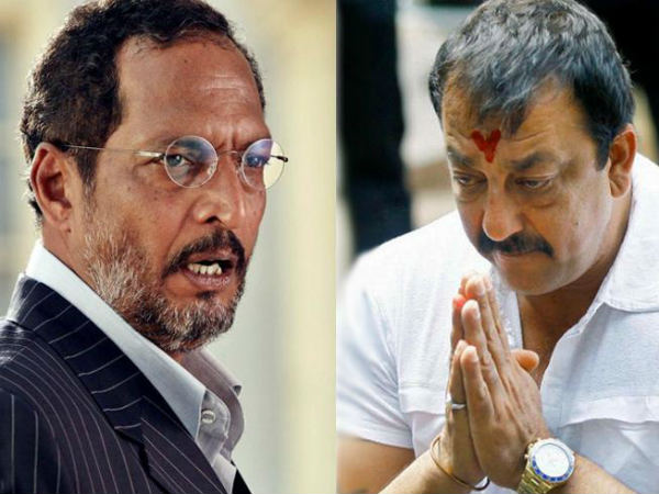 Nana Patekar and Sanjay Dutt