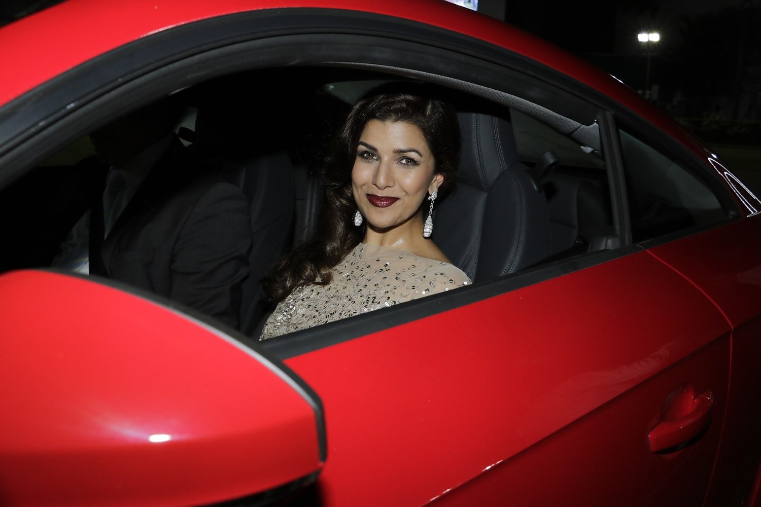 Nimrat Kaur in car
