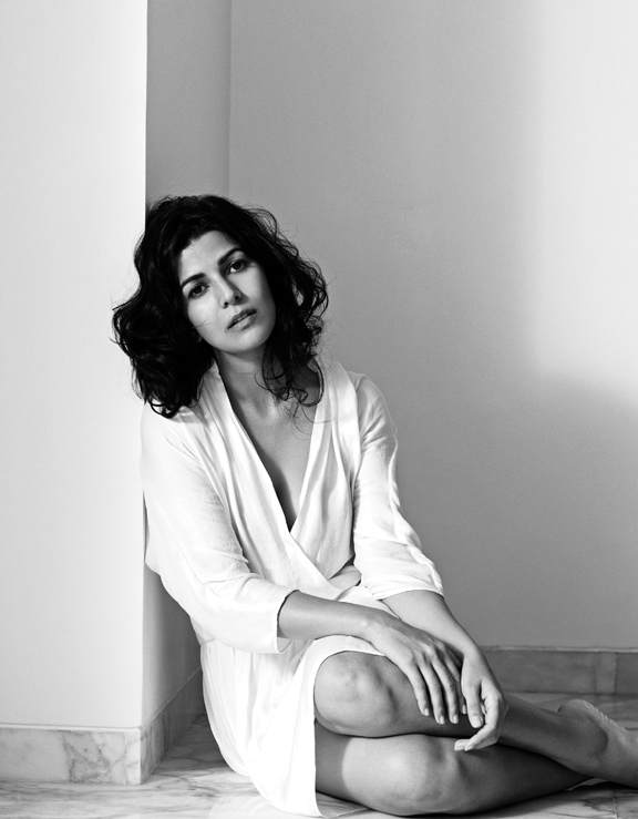Nimrat Kaur black & white