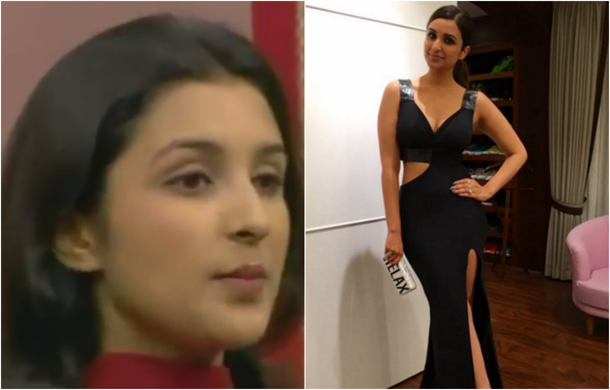 Parineeti Chopra then and now