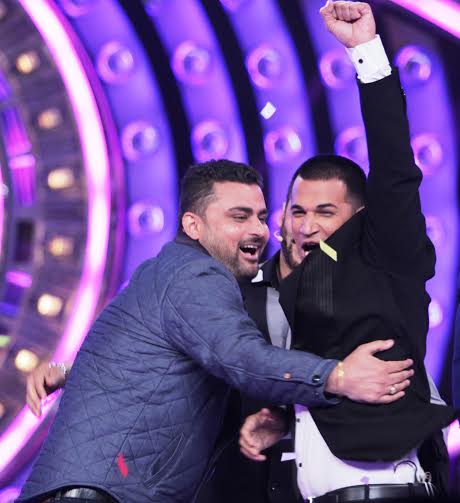 Prince celebrating his Bigg Boss 9 win