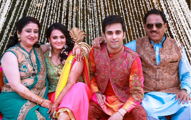 Pulkit Samrat with parents